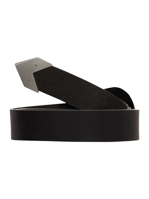 Cintura nera in cuoio Karl Lagerfeld jeans | A4W33094999
